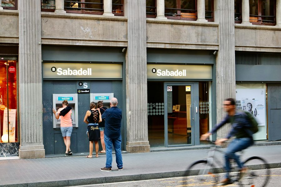 Bank branch facade — financing for Nordic and Baltic hotel projects