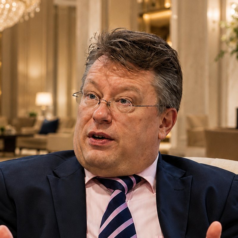 Portrait of Kimmo Virtanen, Managing Partner at Scandinavian & Baltic Hotel Consulting