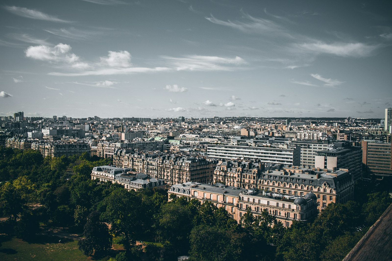 Nordic cityscape with hotel and mixed-use real estate properties